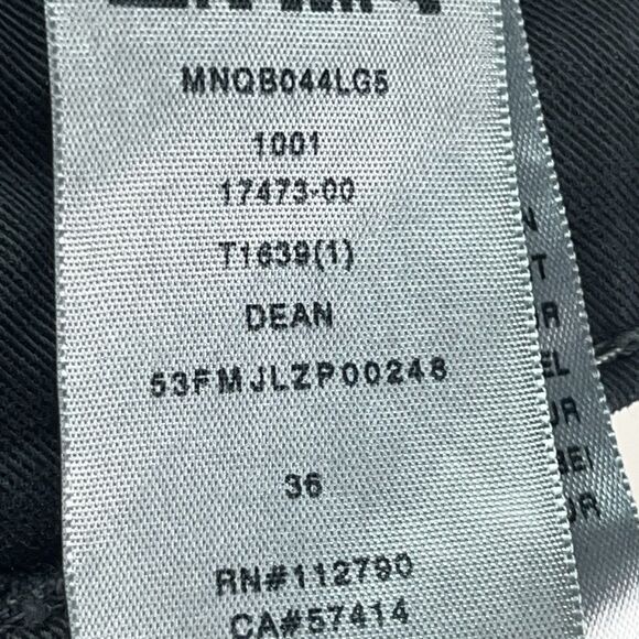 True Religion Dean Geo Quilted Gray Chino Straight Leg Jeans Pants 36/32.5 Taper - Picture 11 of 11